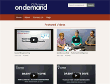 Tablet Screenshot of ondemand.cuanswers.com